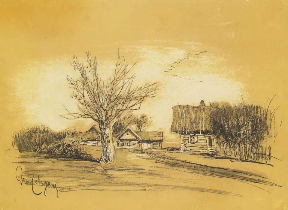 Spring In The Village — Isaak Ilyich Levitan