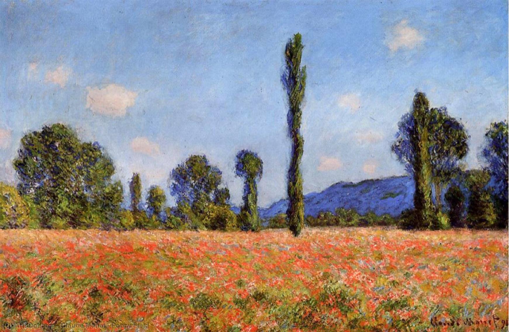 Campo De Amapolas — Claude Monet