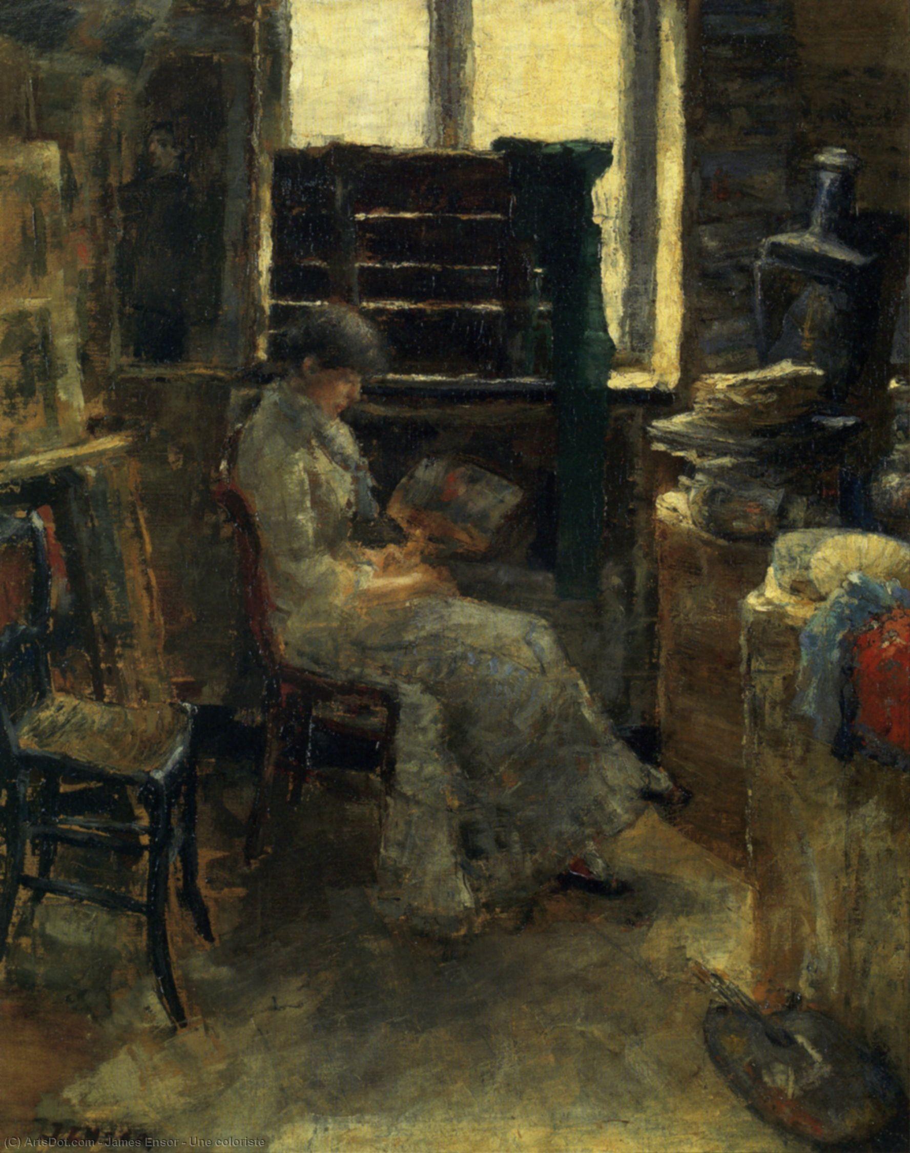 Une Coloriste — Энсор
