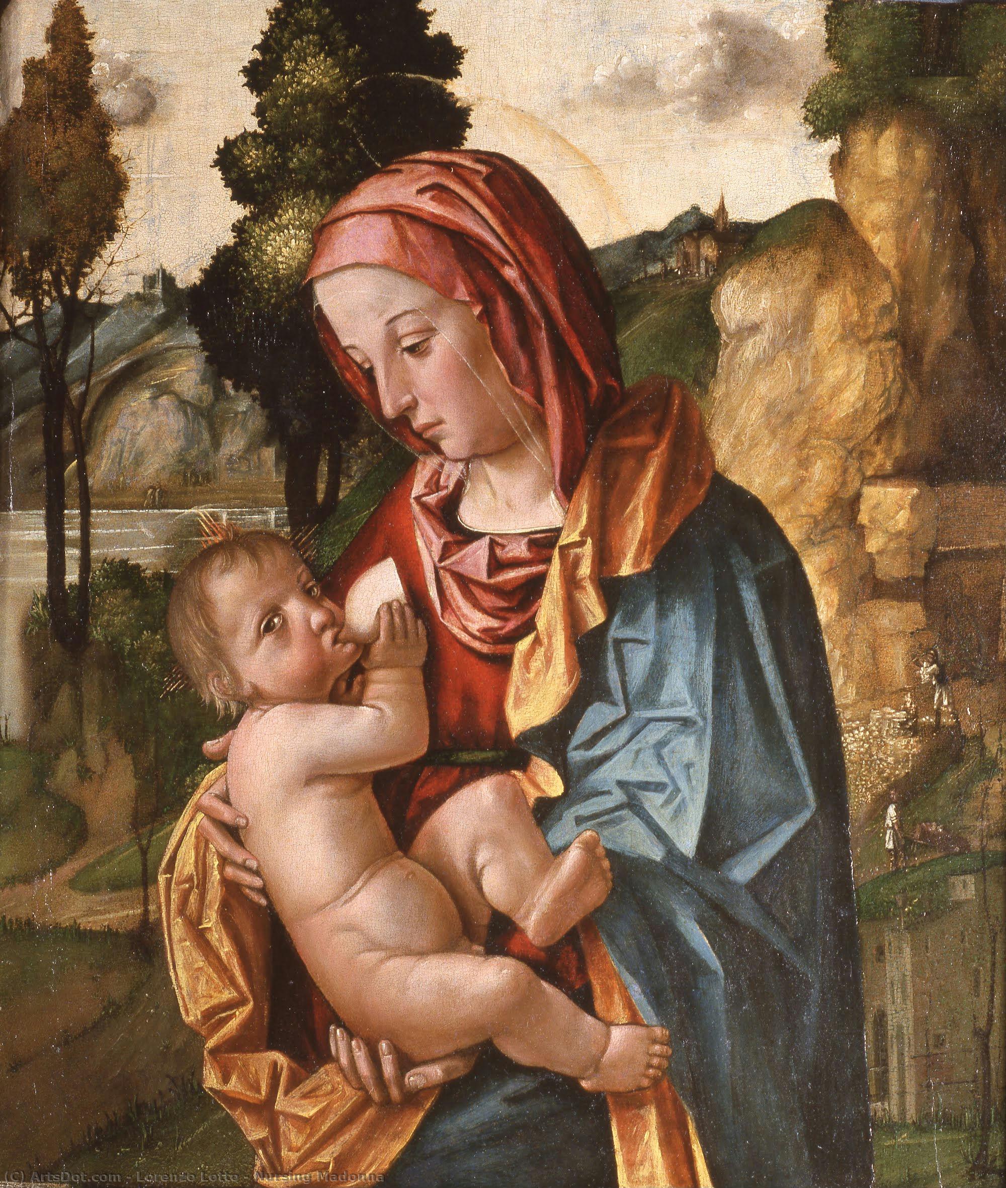 Nursing Madonna — Лоренцо Лото