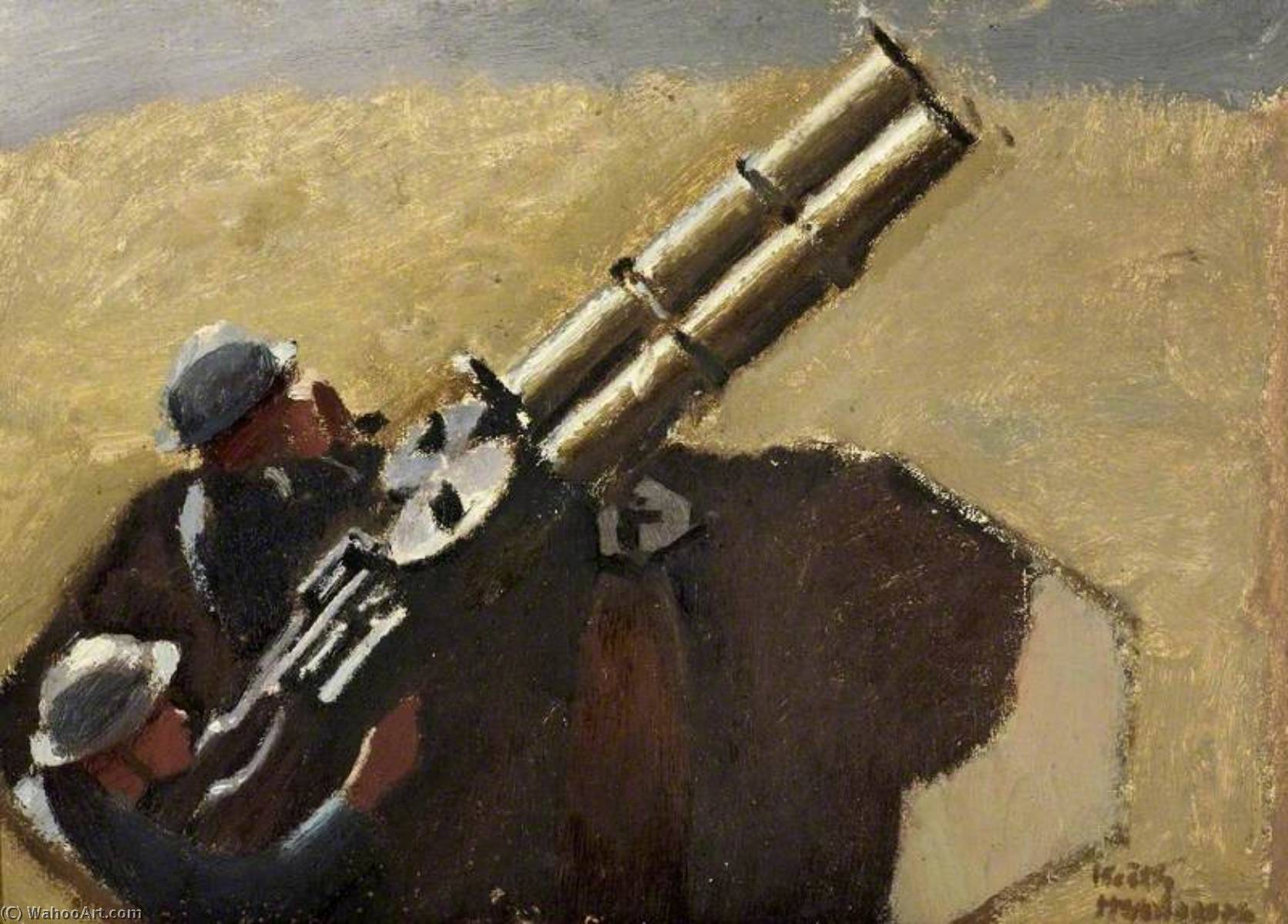 Study Of Royal Air Force Machine Gunmen — Keith Henderson