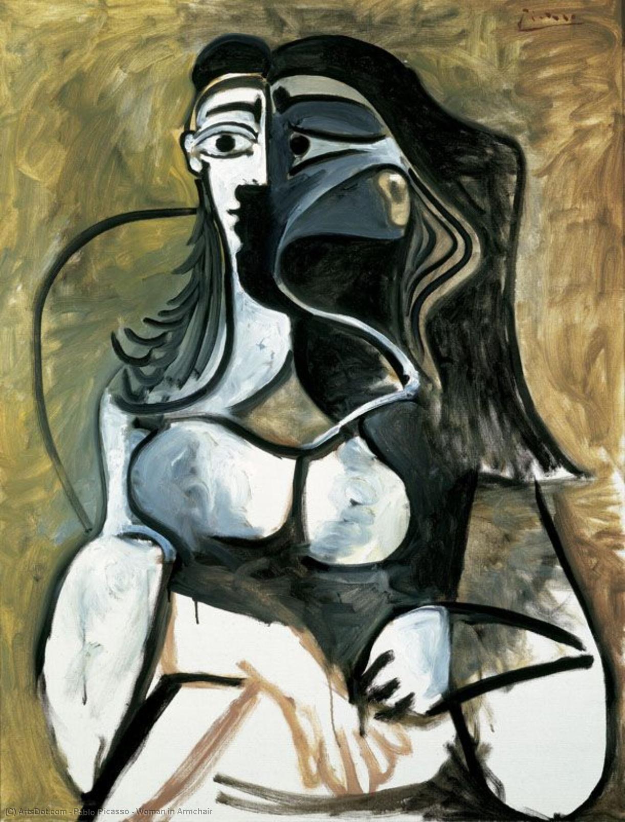 Woman In Armchair — Pablo Picasso