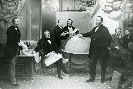 Signing Of The Alaska Treaty, (painting) — Emanuel Gottlieb Leutze