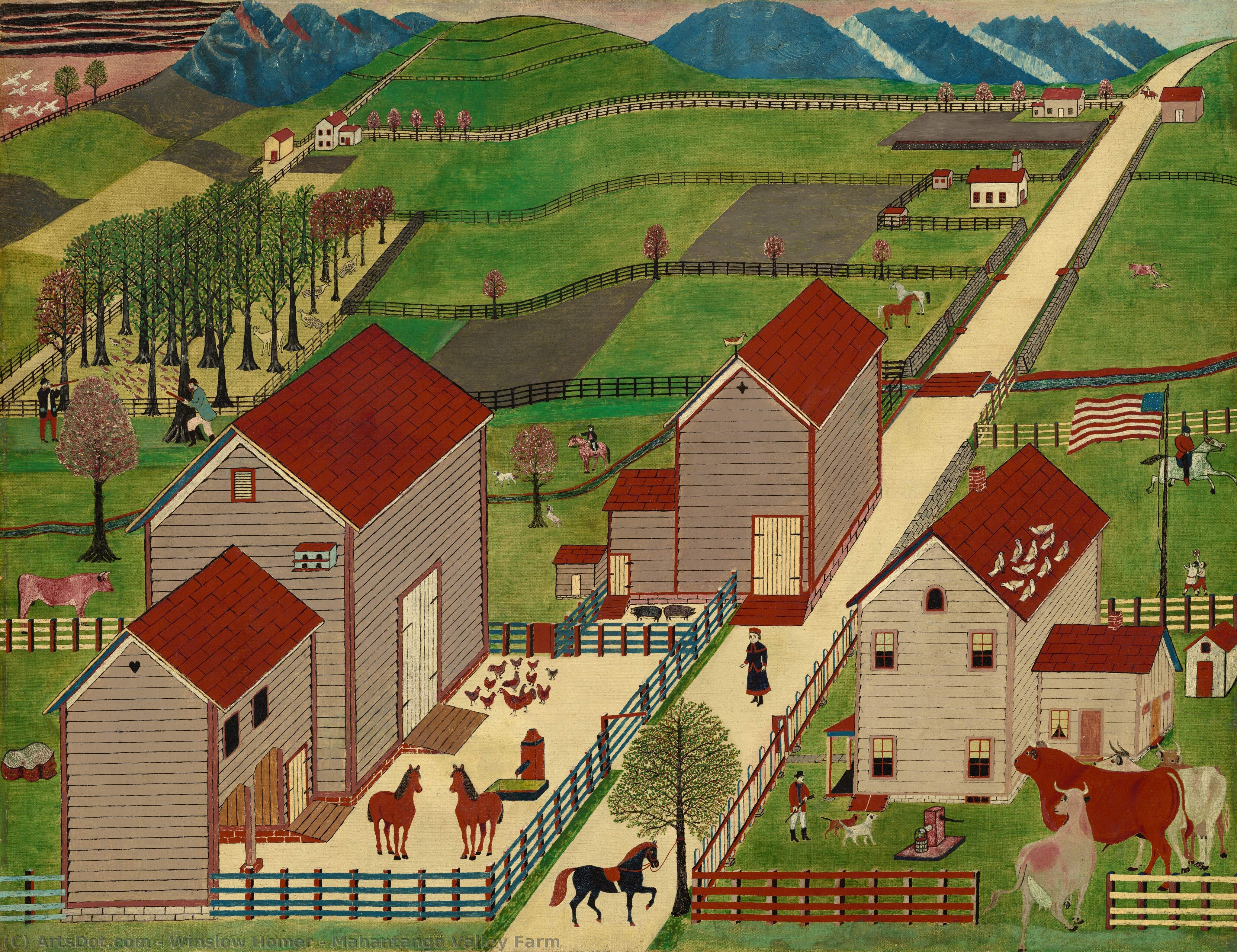 Mahantango Valley Farm — ウィンズロー・ホマー