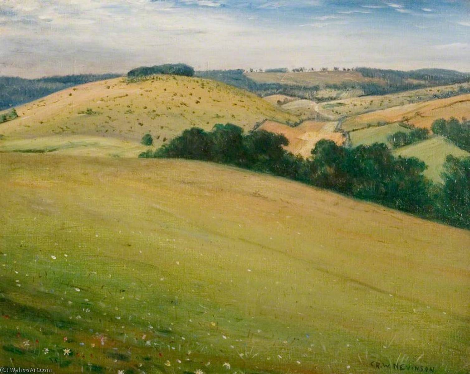 Summer In The Downs — Kristofer Ričard Vin Nevinson