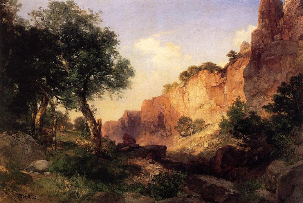 The Grand Canyon - Hance Trail — Thomas Moran