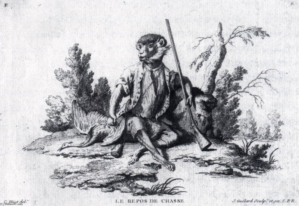Rest On The Hunt — Jean Baptiste Antoine Guélard