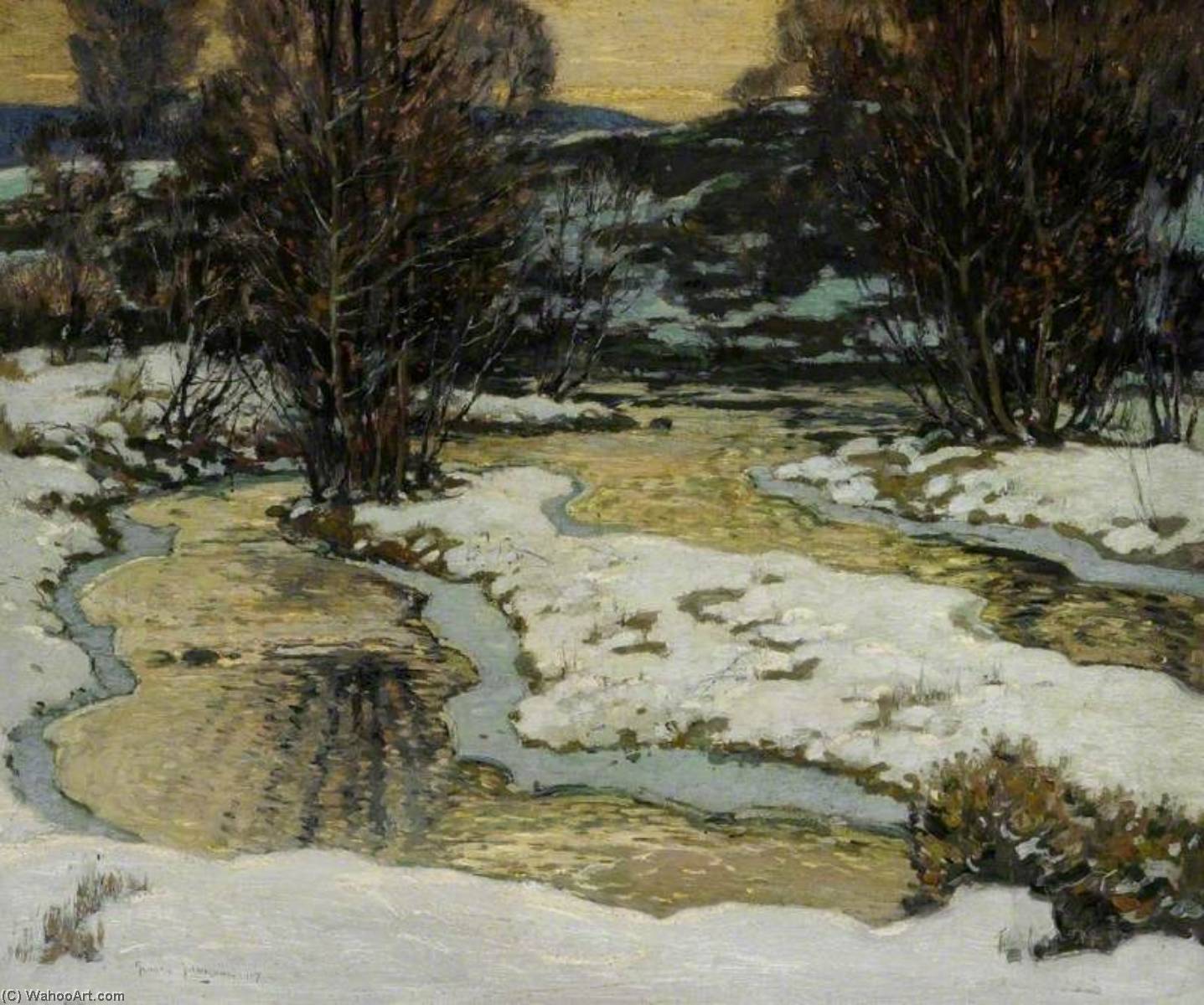 Winter River Scene — George Graham