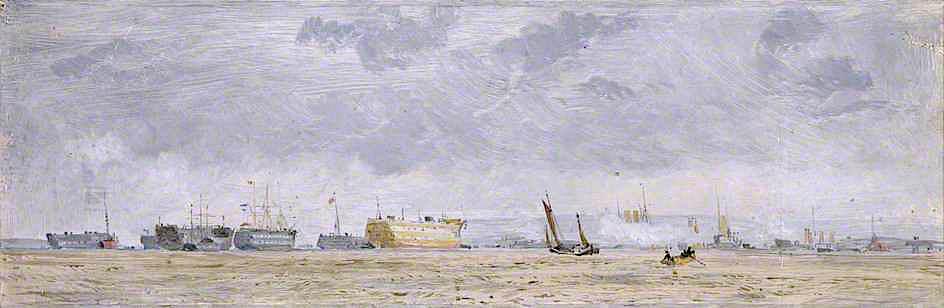 Hulks Off Portsmouth — John Fraser