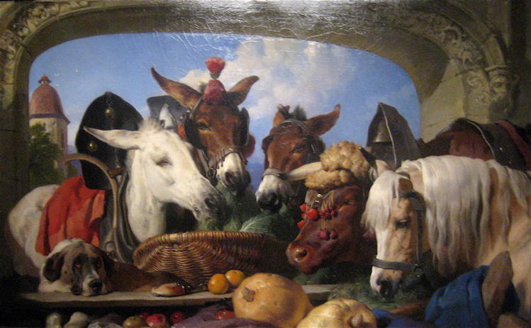 A Group Of Animals, Geneva — Sir Edwin Henry Landseer