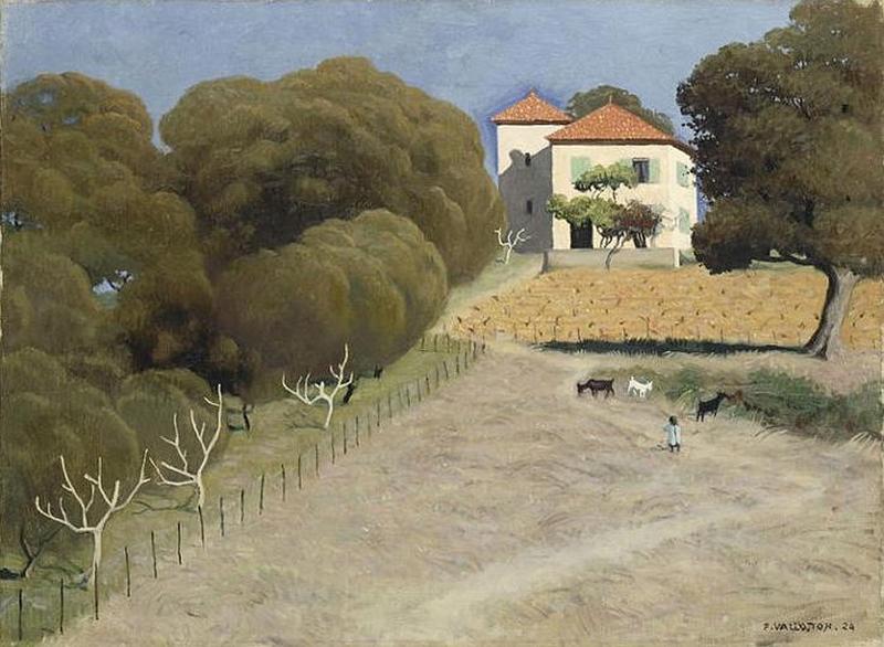 Paysage, La Maison Au Toit Rouge — Félix Vallotton