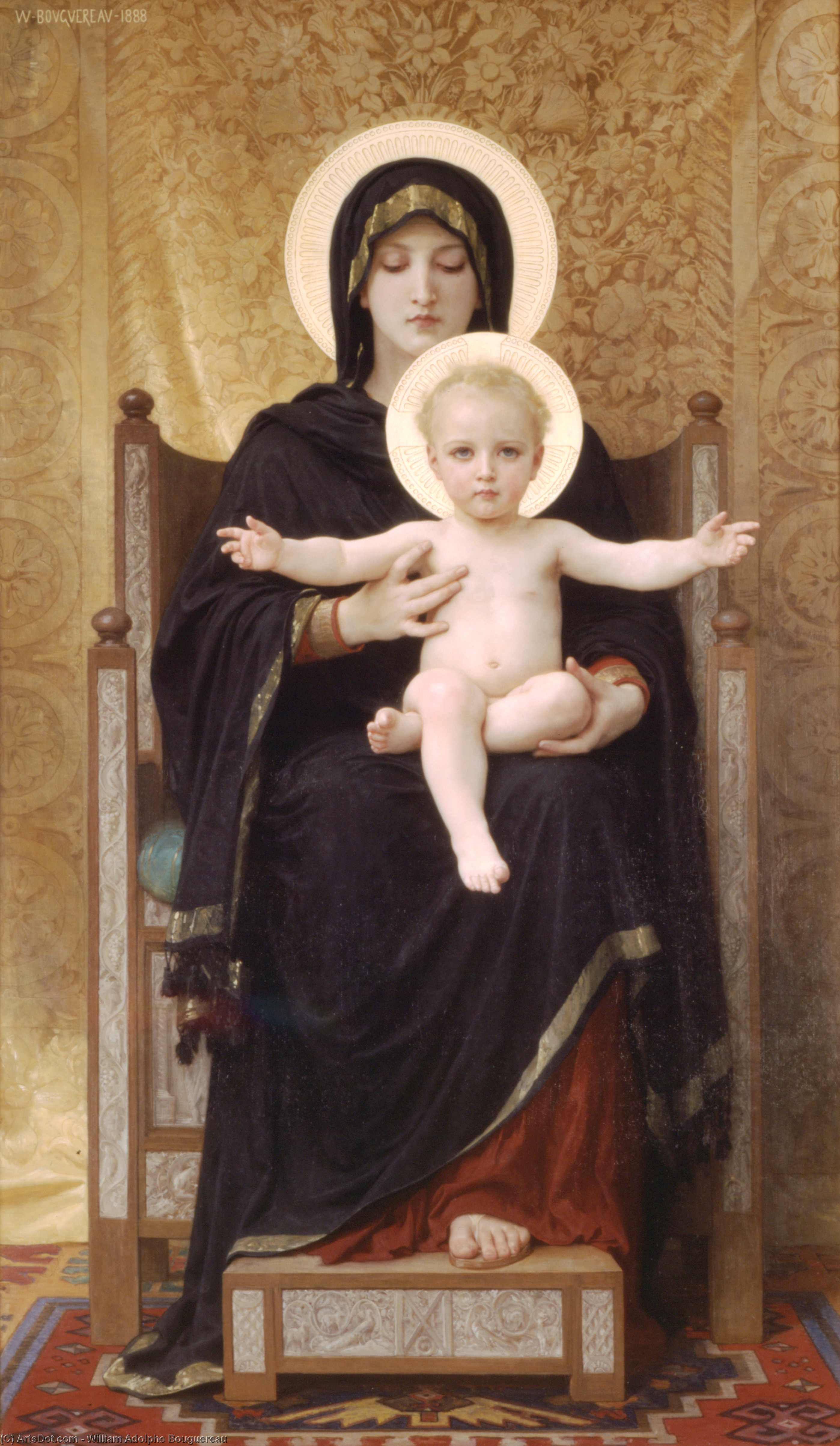 The Seated Madonna — Вильям-адольф Бугеро