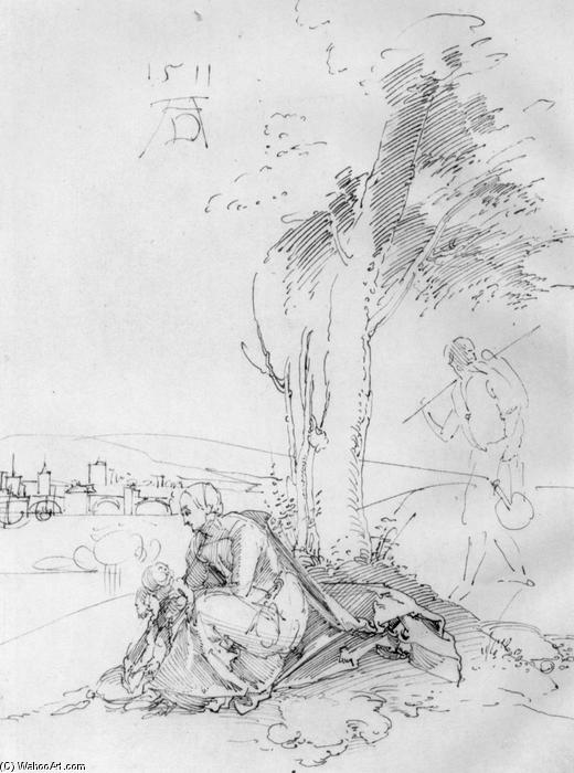 Ruhe Auf Der Flucht — Albrecht Dürer