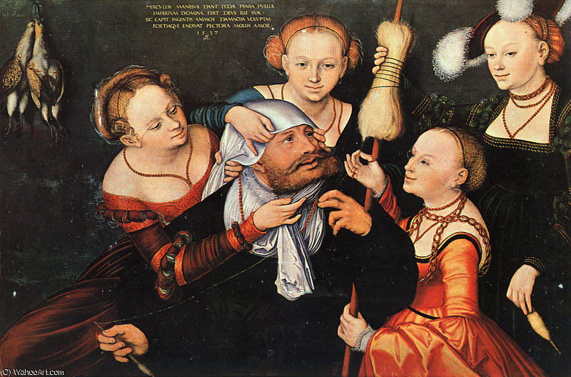 Hercules ^ Onfale, — Lucas Cranach The Elder