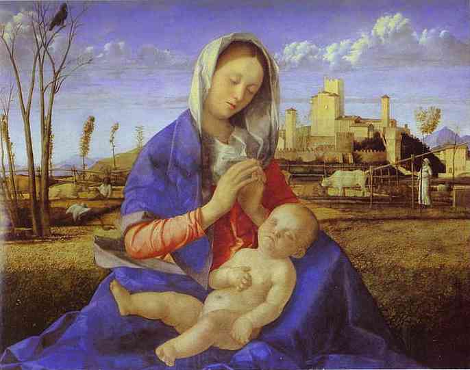 The Madonna Of The Meadow — Giovanni Bellini