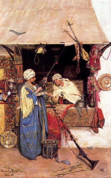 The Bazar In Tunis — José Villegas Cordero