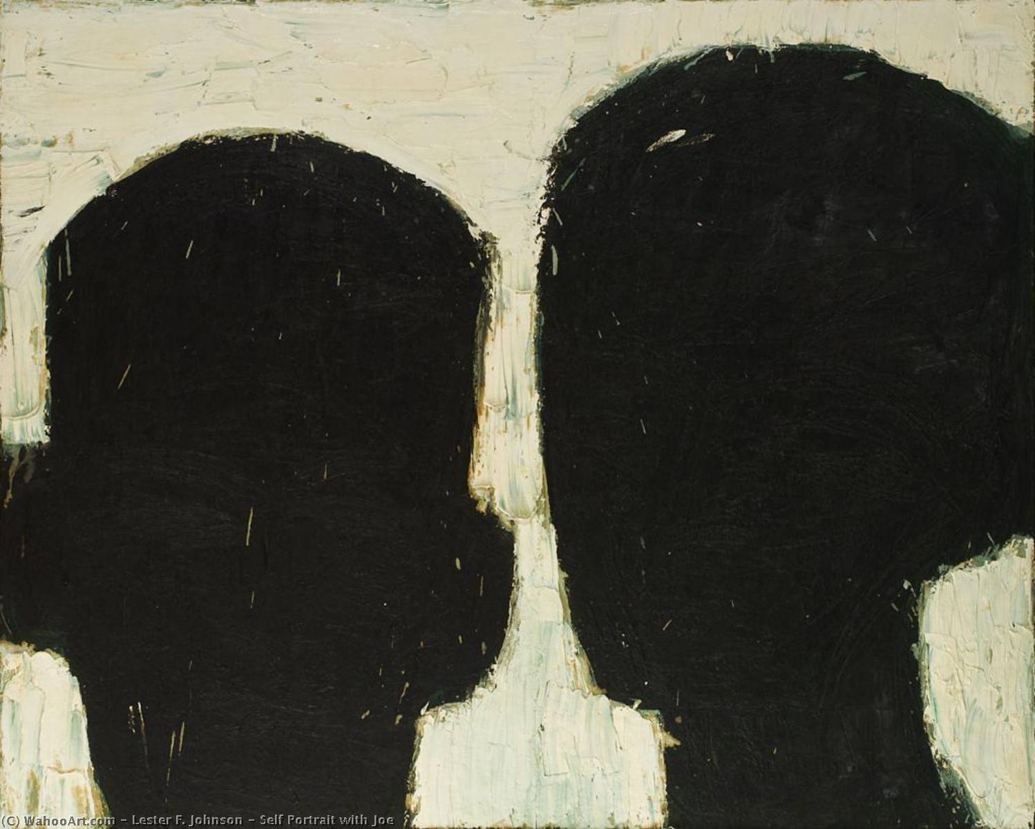 Self Portrait With Joe — Lester F. Johnson