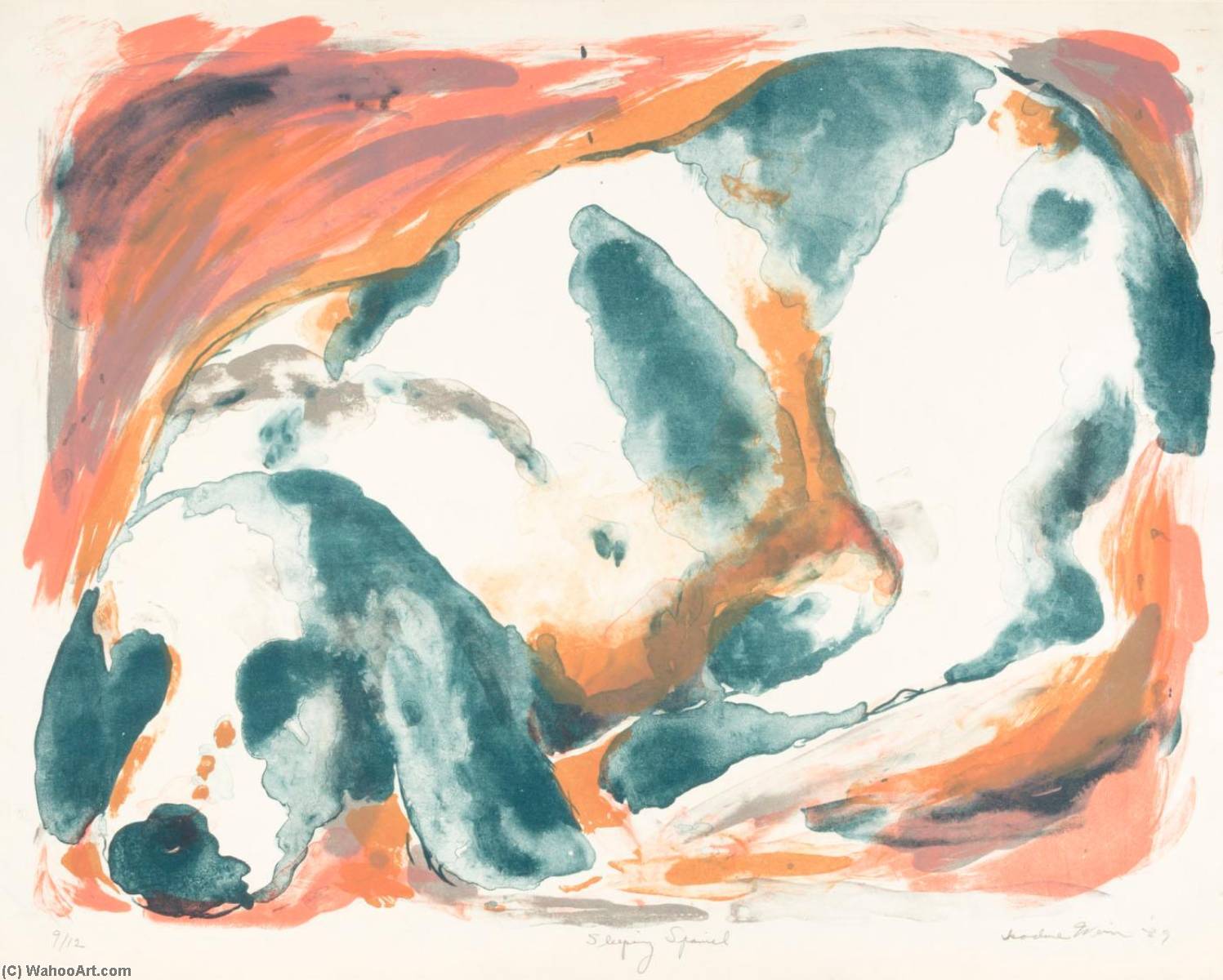Sleeping Spaniel — Исадор Винер