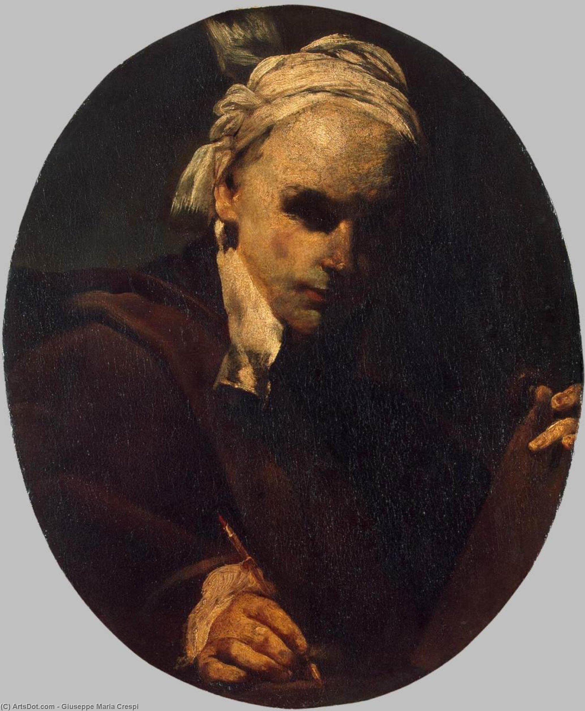 Self-portrait — Đuzepe Marija Krespi