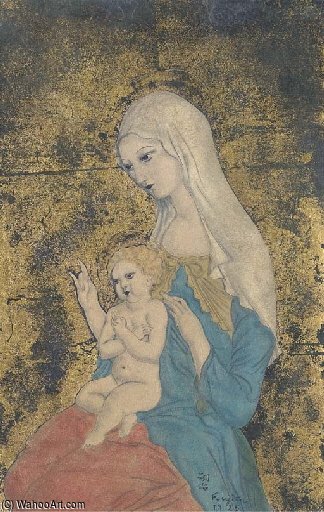La Vierge Et L'enfant — Léonard Tsuguharu Foujita