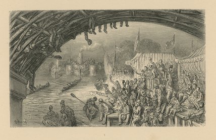 Spectators Watching A Boat Race — Доре, Гюстав