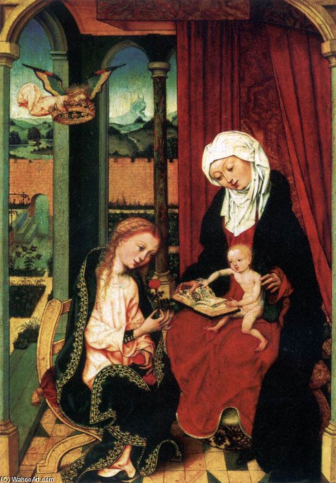 Virgin And Child With St Anne — Master Of The St Bartholomew Altar