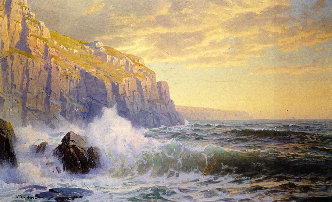 Cornish Headlands — ウィリアム・トロスト・リチャーズ