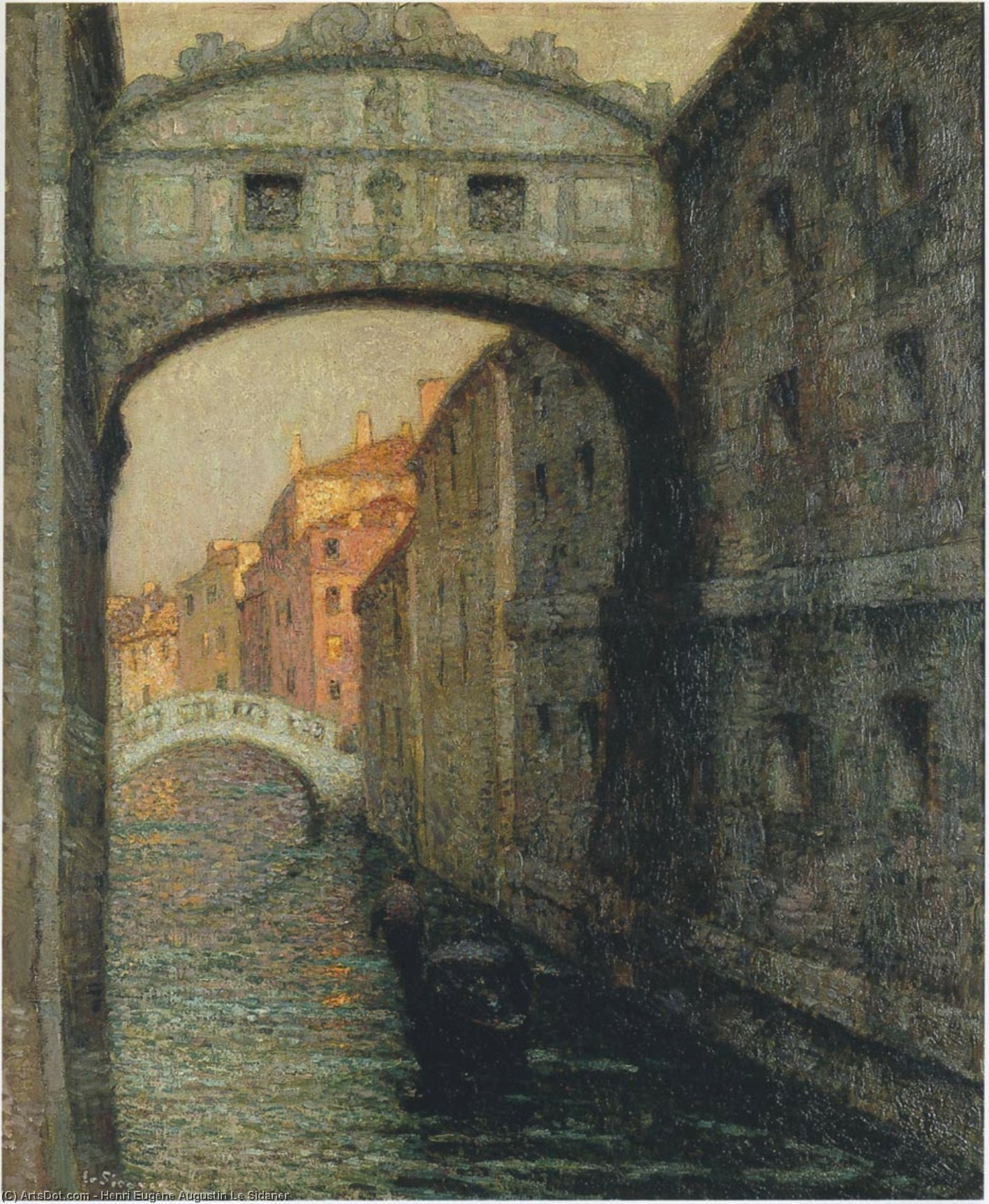 Venice - The Canal Of Sighs — Henri Le Sidaner