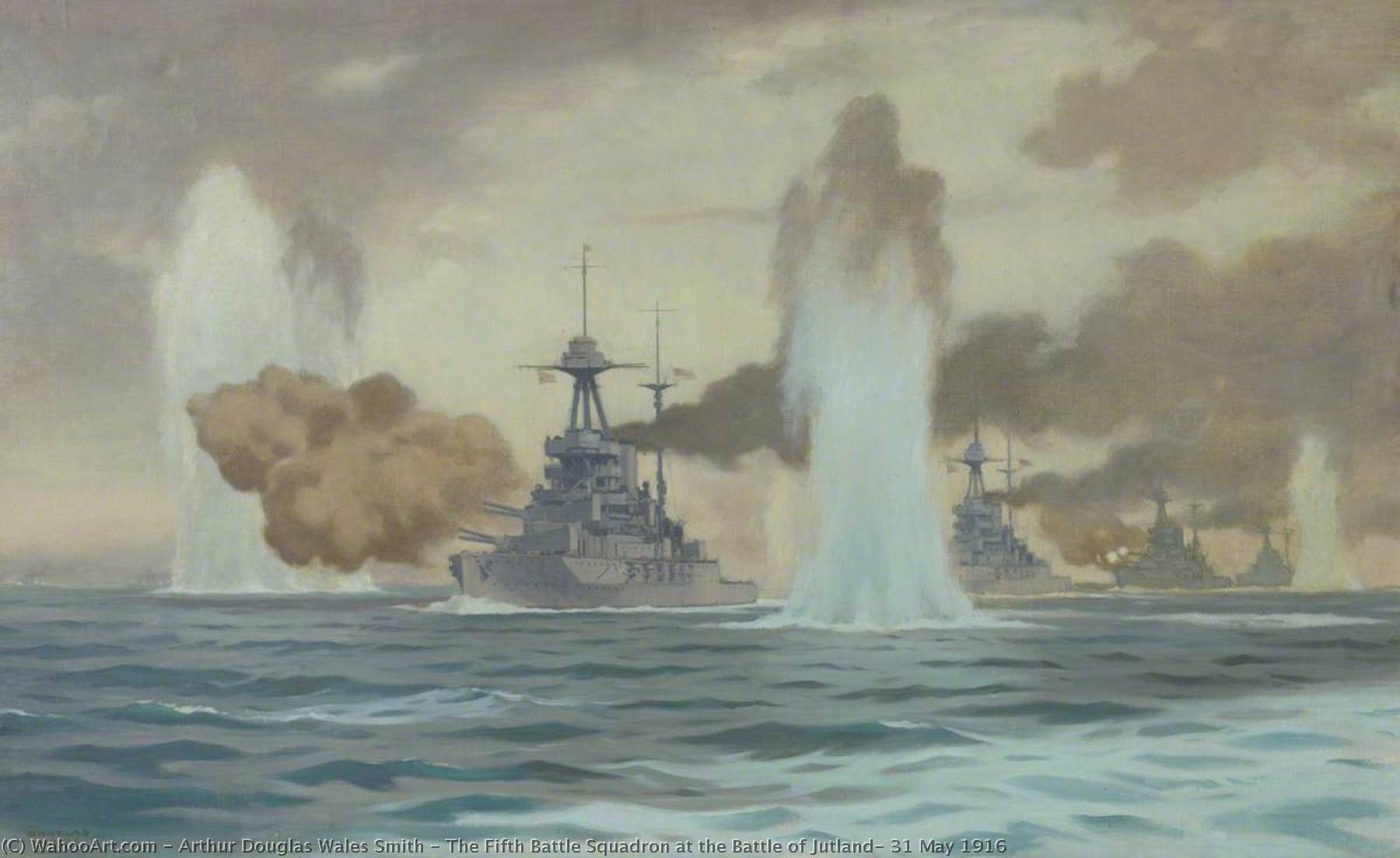The Fifth Battle Squadron At The Battle Of Jutland, 31 May 1916 — Arthur Douglas Wales Smith