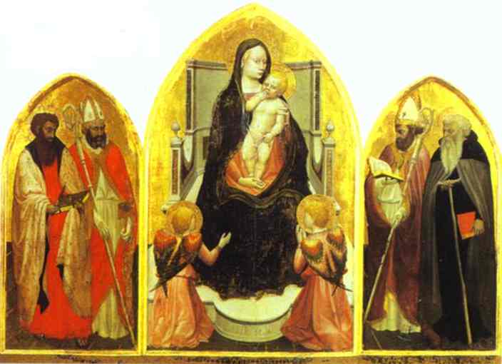 St. Giovenale Triptych — Мазаччо