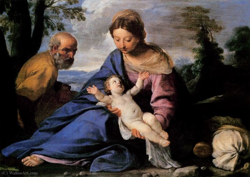 The Rest On The Flight Into Egypt — Симоне Кантарини