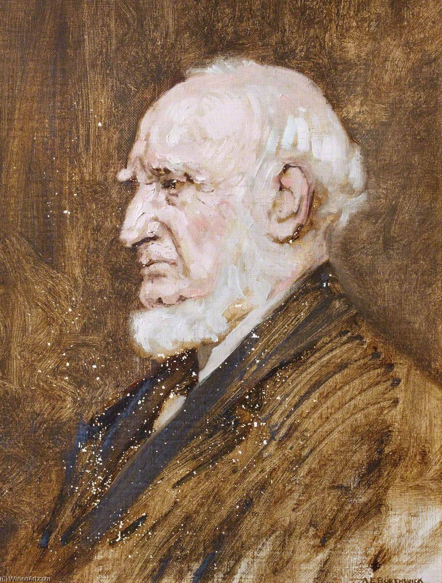Head Of An Old Man — Alfred Edward Borthwick