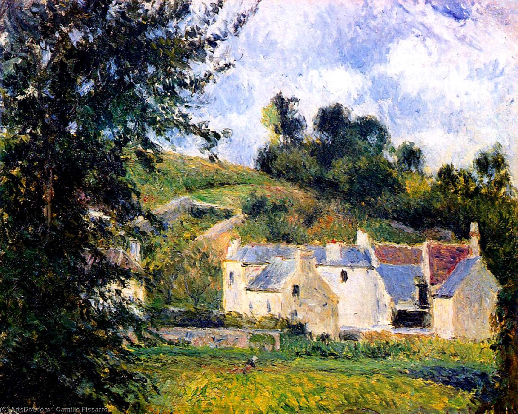 Houses Of L'hermitage, Pontoise — ピサロ
