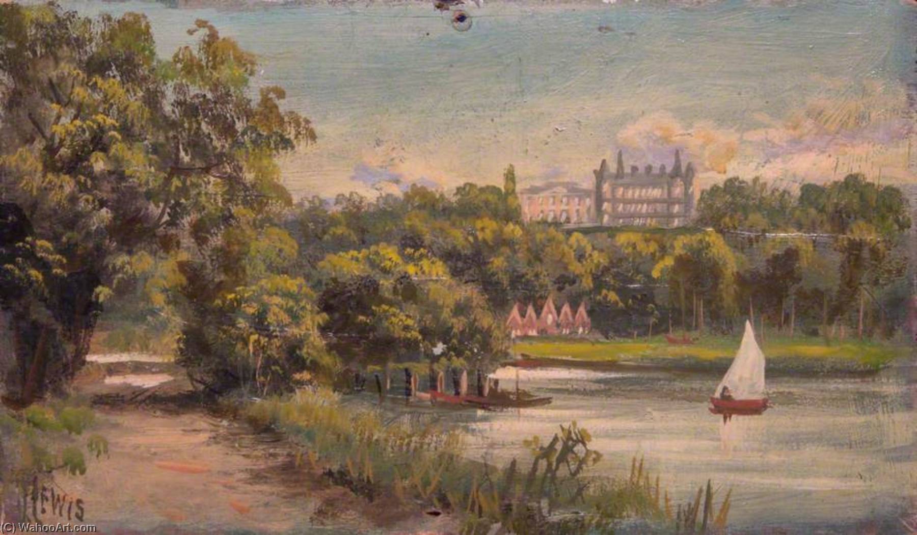 Richmond Hill And The 'star And Garter' From The Middlesex Bank — James Isaiah Lewis