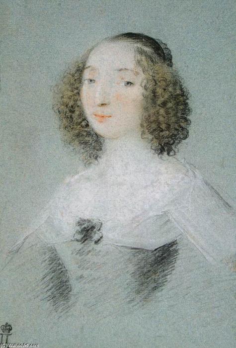 Portrait Of Henriette-marie De Buade-frontenac — Claude Mellan