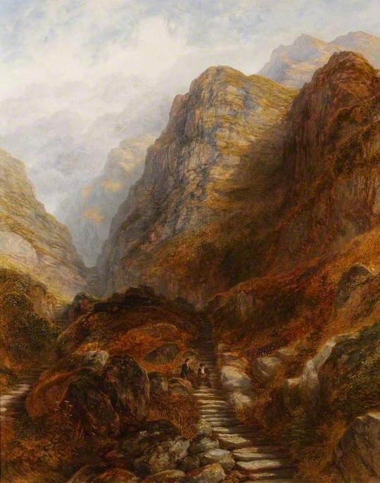 The Roman Steps Near Barmouth — Henry Harris Lines