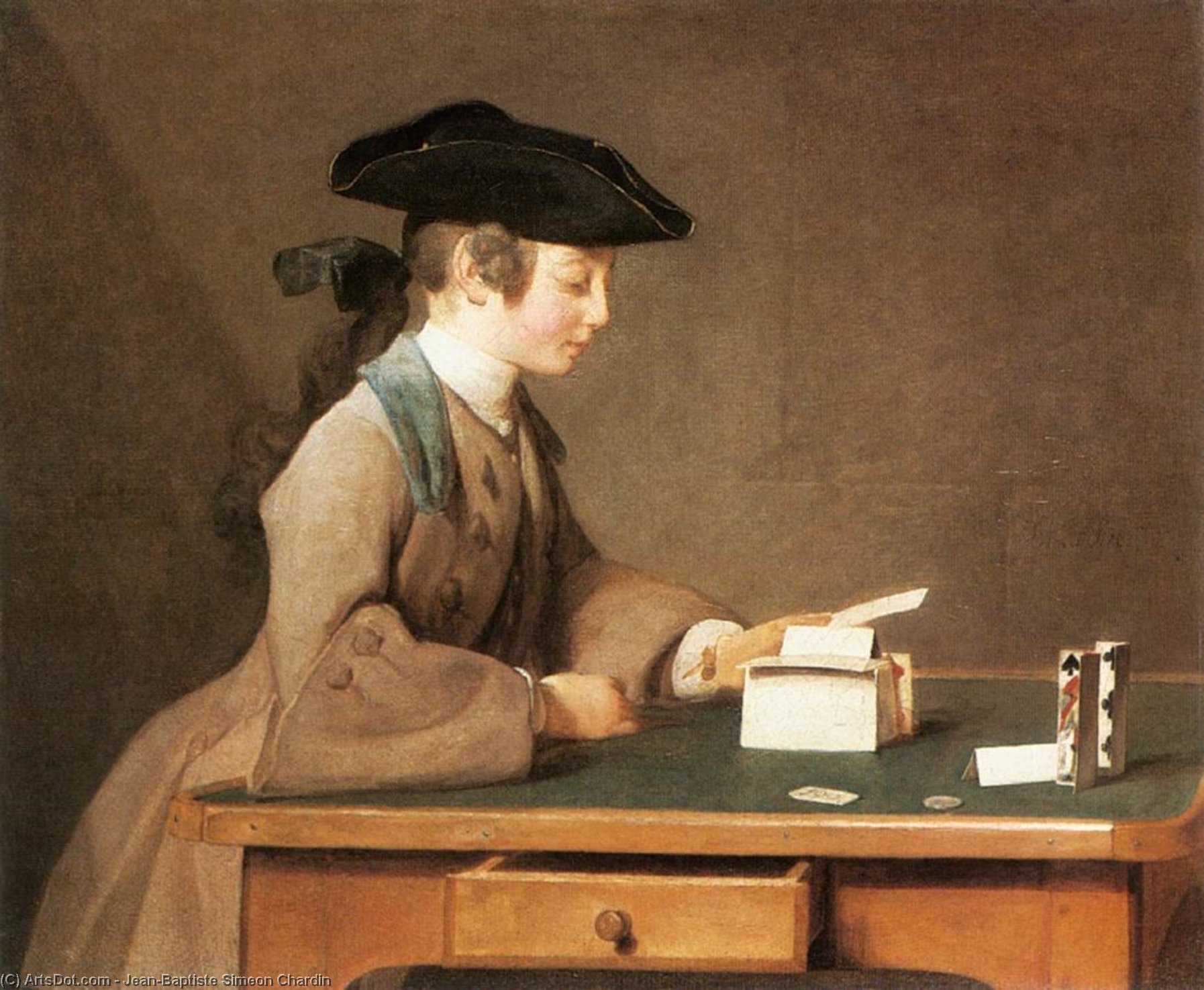 The House Of Cards — Jean-baptiste-siméon Chardin