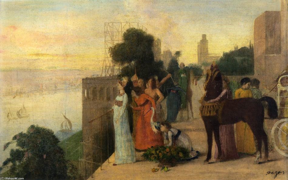 Semiramis Building A City — Edgar Degas