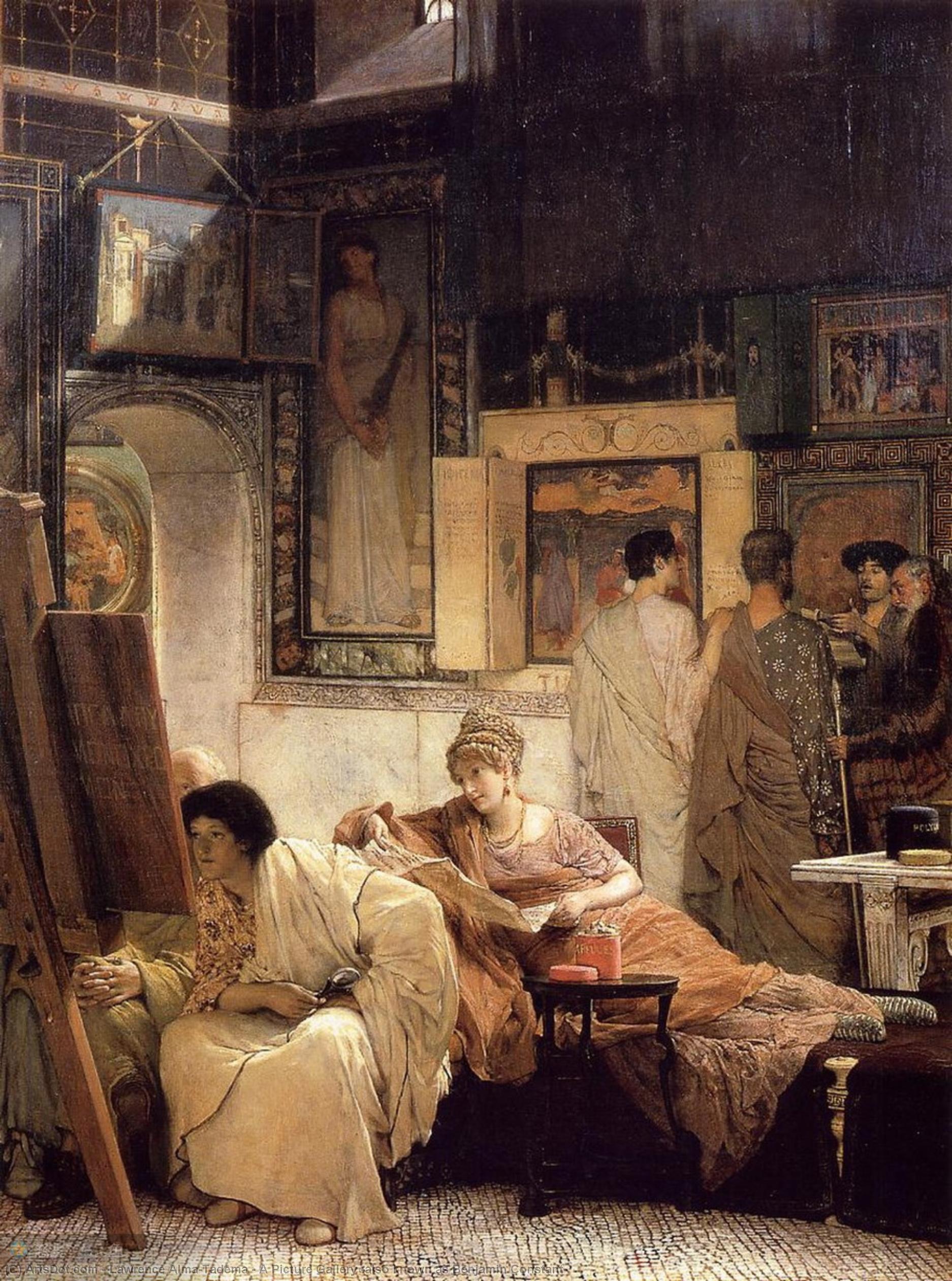 Ein Bilderrahmen (auch Bekannt Als Benjamin Constant) — Lourens Alma Tadema