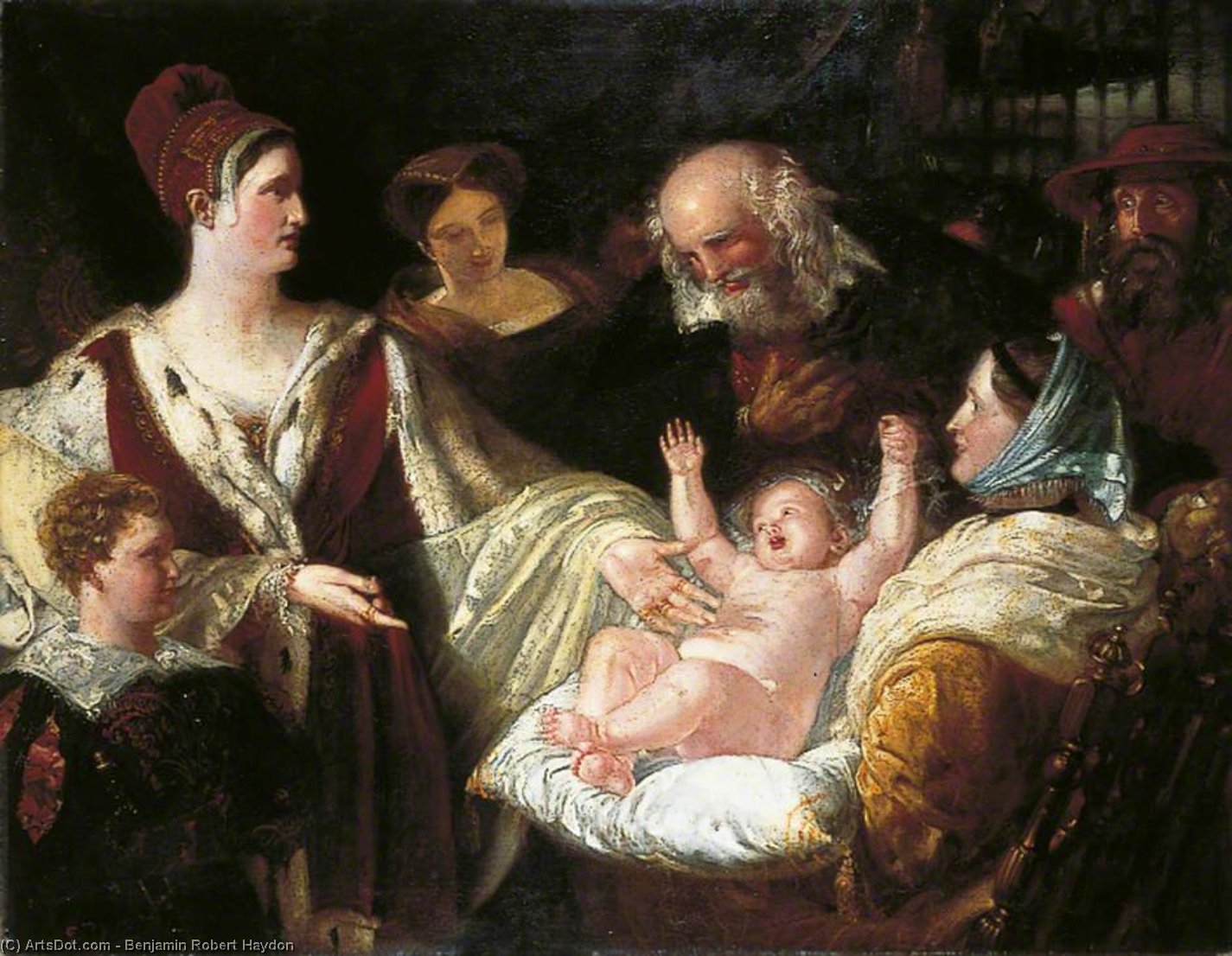 Mary, Queen Of Scots When An Infant — Benjamin Robert Haydon