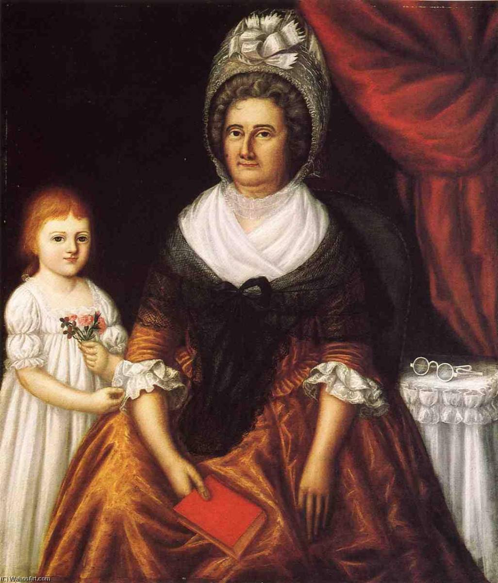 Mrs. John Moale (ellin North) And Ellin North Moale — Joshua Johnson