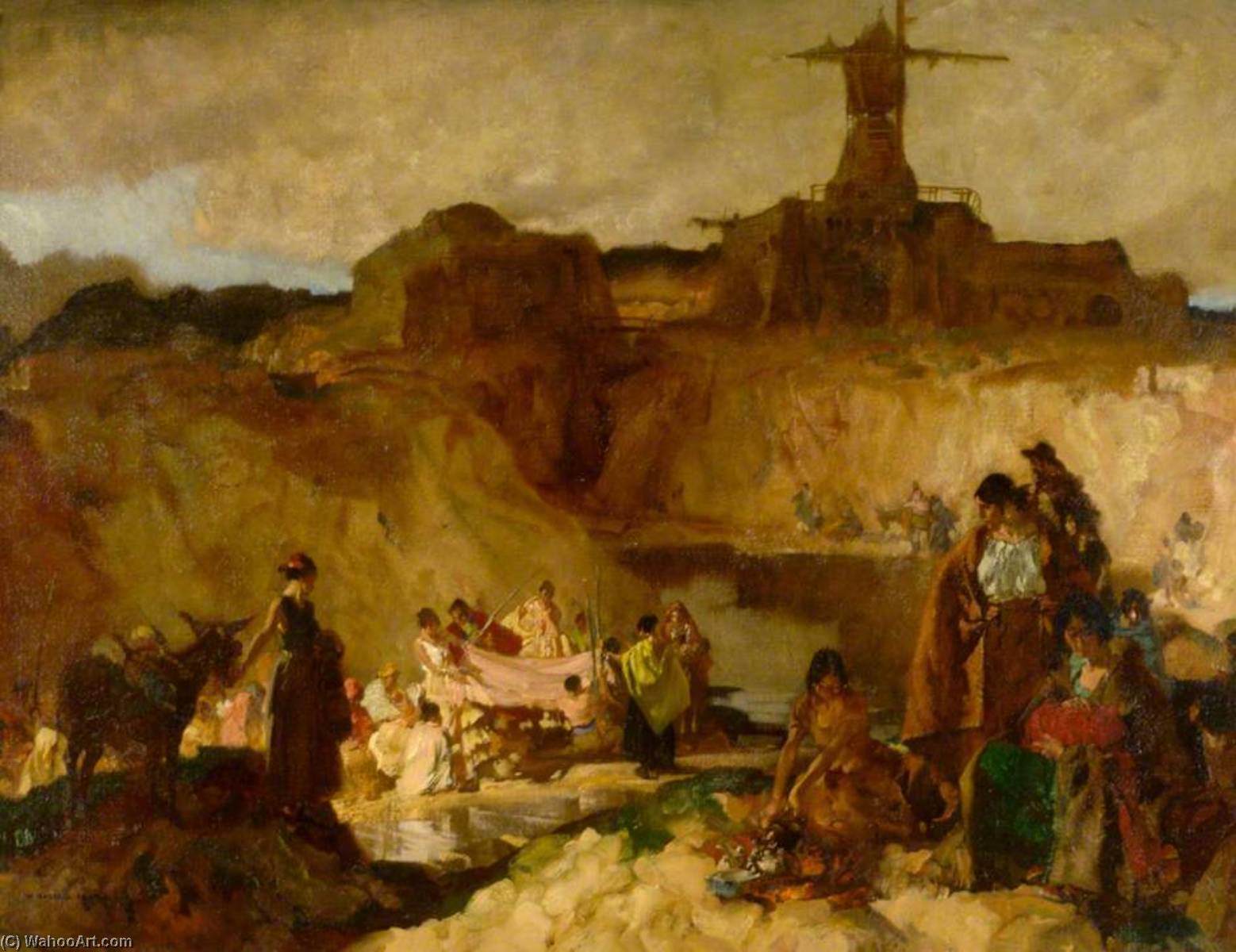 Nomads' Rendezvous — William Russell Flint