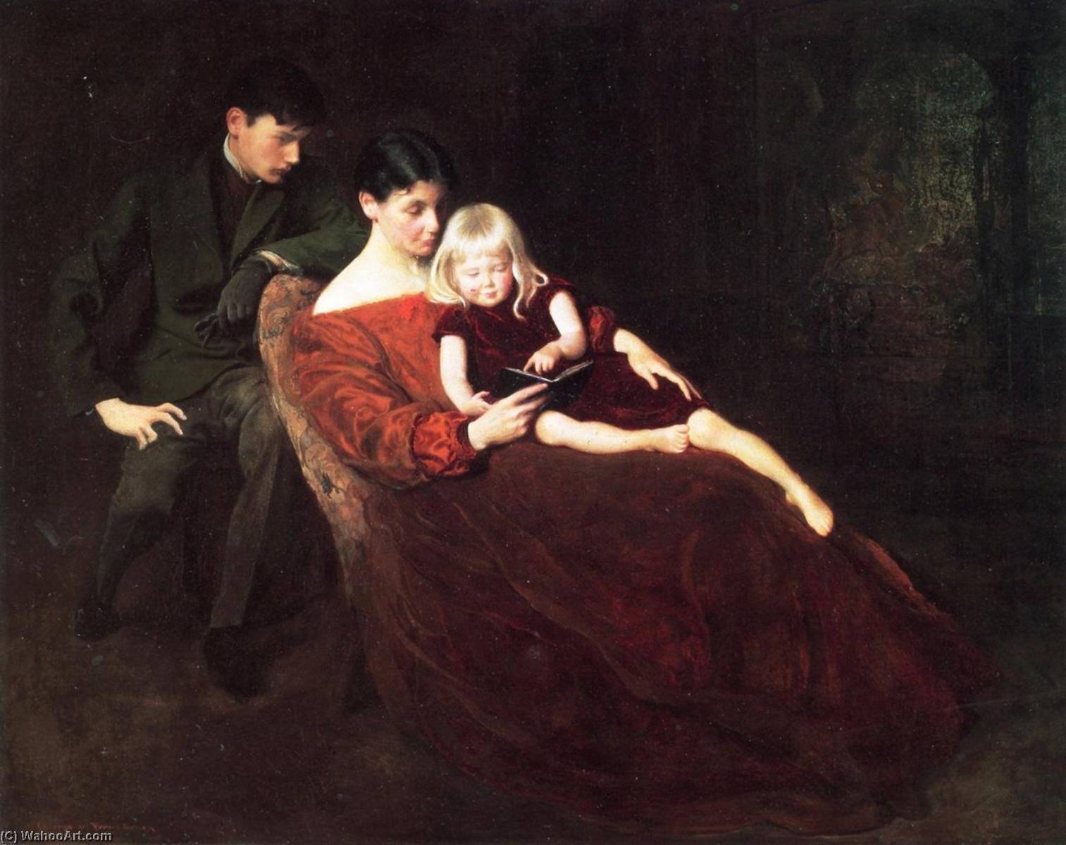 A Family Group — George De Forest Brush