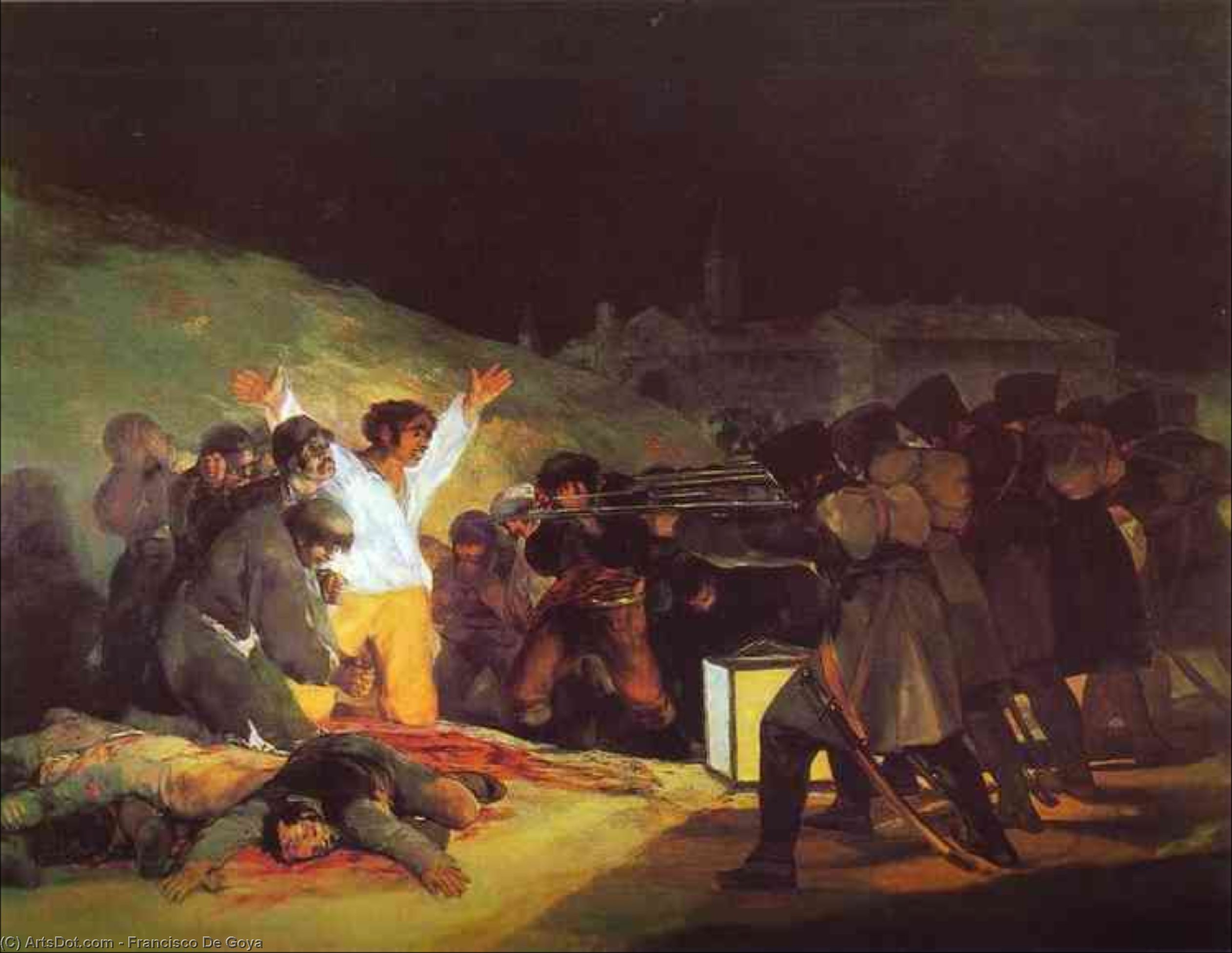 Witness Goya’s ‘the Third Of May 1808’! A Powerful Romantic Masterpiece Depicting Spanish Resistance & War's Brutality. Explore Its Symbolism, Technique & Historical Impact. The Third Of May, 1808 The Execution Of The Defenders Of Madrid Artworks_databa — Франсиско Гоја