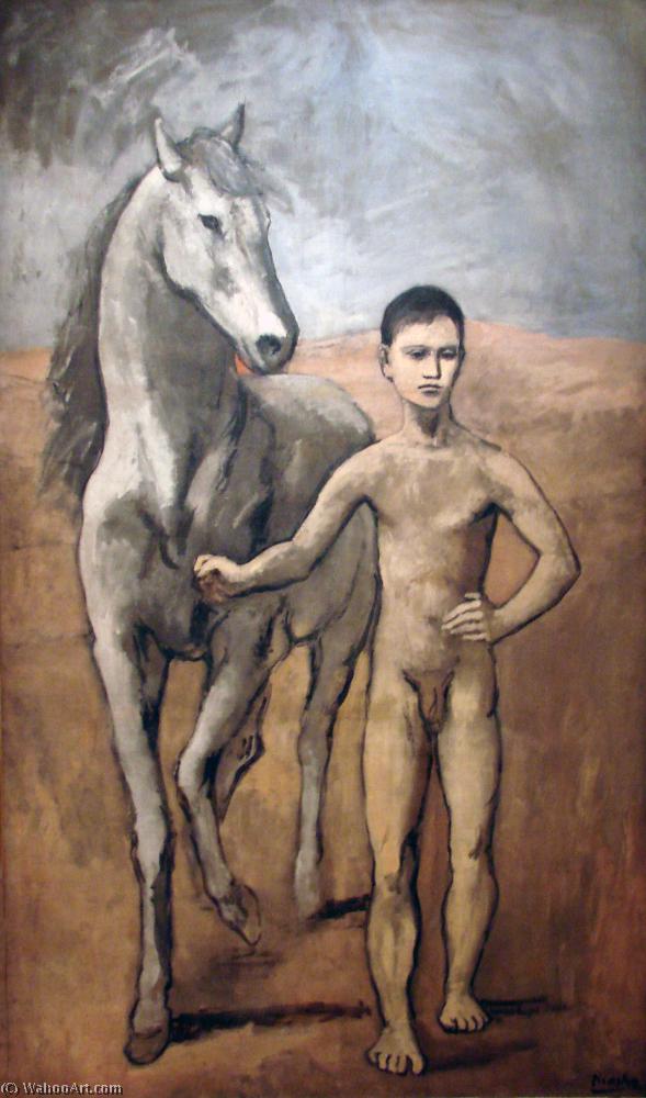 Boy Holding A Horse — Pablo Picasso