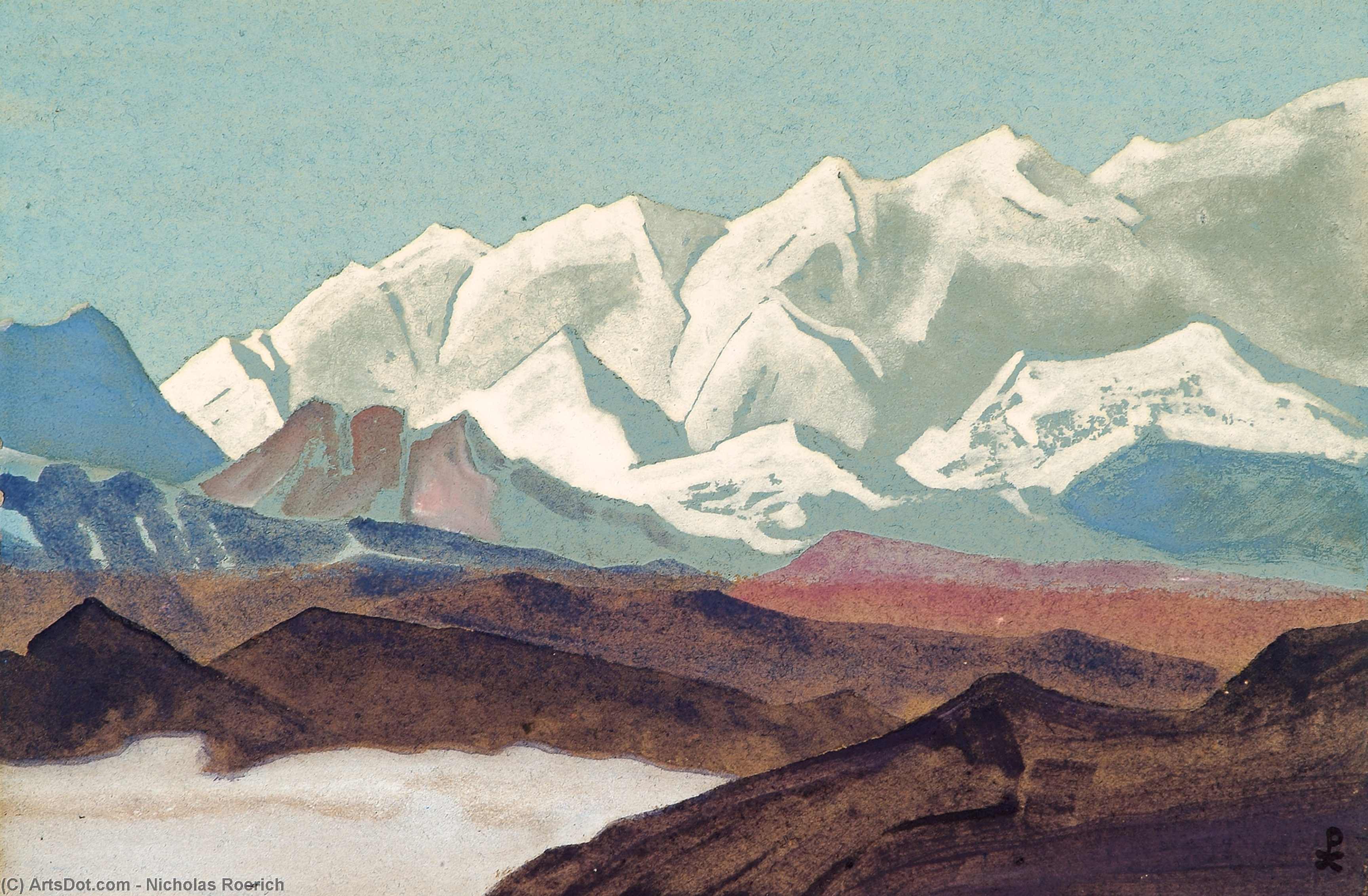 Himalayas. Kanchenjunga Range — Николай Константинович Роерих