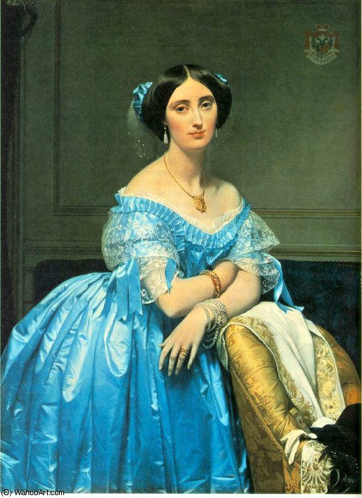 Pauline Eleanore De Galard De Brassac De Bearn, Princ — Jean-auguste-dominique Ingres