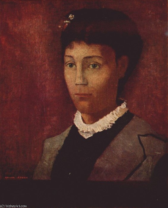 Portrait Of Madame Redon — Odilon Redon