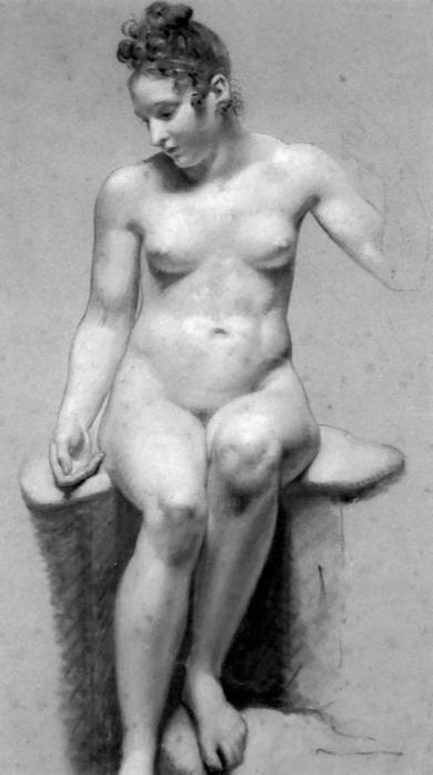 Seated Female Nude 1 — Pierre-paul Prud'hon