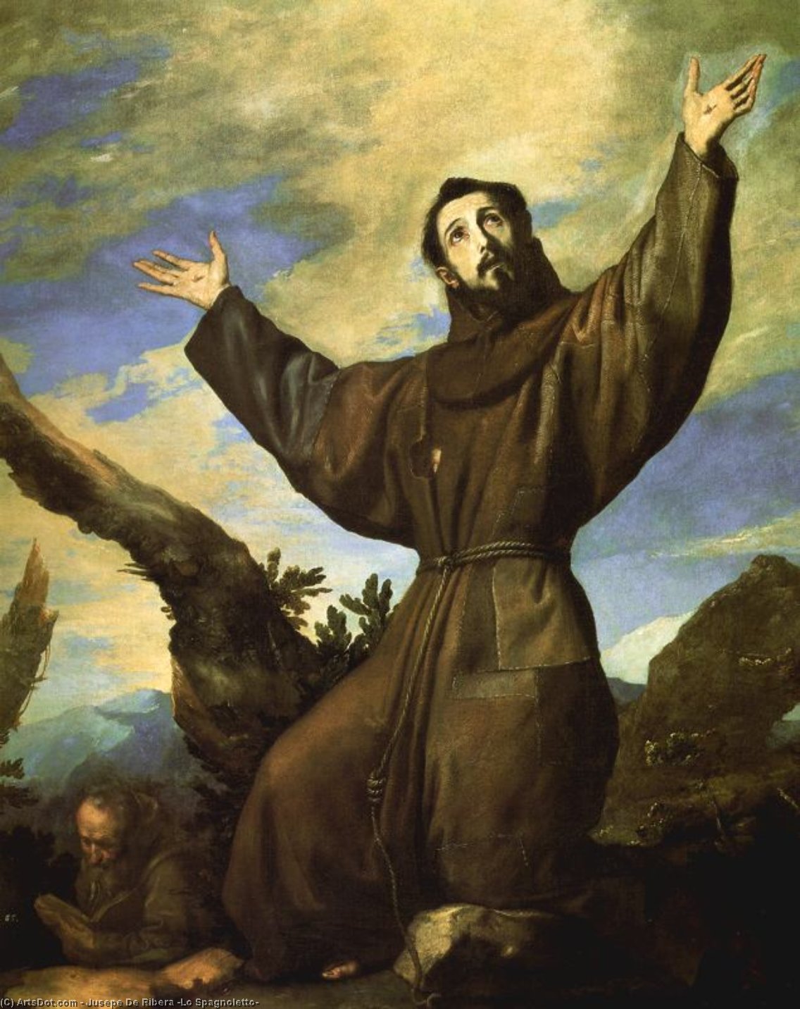 Ecstasy Of St. Francis Of Assisi — Jusepe De Ribera